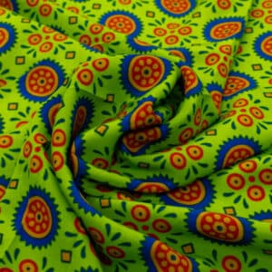 Material texti ,,rochie araba” verde