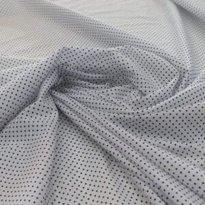Material textil ,,batist cu bulinute bleumarin”
