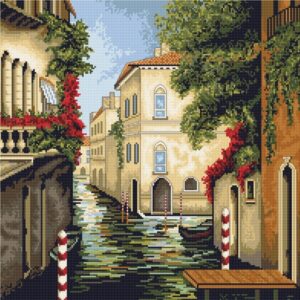 BRODERIE IN CRUCIULITA B240 „VENETIA INFLORITOARE „