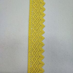 DANTELA DIN BUMBAC GALBENA