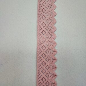 DANTELA DIN BUMBAC ROZ